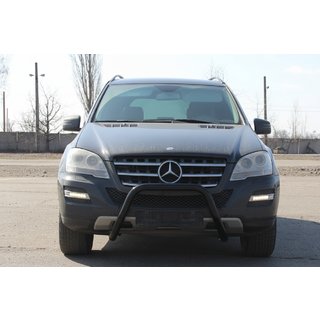 Osłona Przednia WT006 Czarna (Stal Nierdzewna) Mercedes ML W164 2005-2011 zdjęcia 1