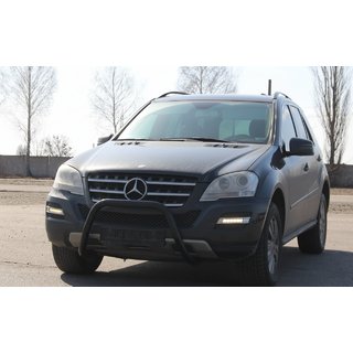Osłona Przednia WT006 Czarna (Stal Nierdzewna) Mercedes ML W164 2005-2011 zdjęcia 3