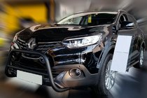 Renault Kadjar 2015-2022 Pałąk przedni Black (stal nierdzewna) zdjęcia 3