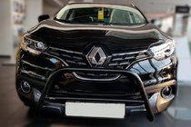 Renault Kadjar 2015-2022 Pałąk przedni Black (stal nierdzewna) zdjęcia 2