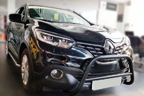 Renault Kadjar 2015-2022 Pałąk przedni Black (stal nierdzewna) zdjęcia 1