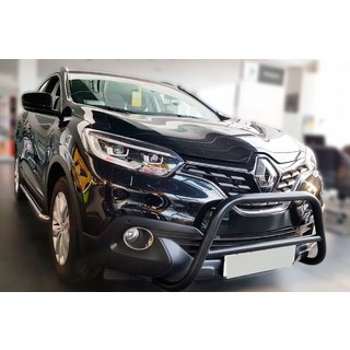 Pałąk przedni Black (stal nierdzewna) Renault Kadjar 2015-2022 zdjęcia 1