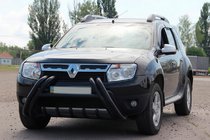 Renault Duster 2008–2017 Orurowanie przednie Kelebek WT01 Black (stal nierdzewna) zdjęcia 2