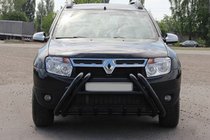 Renault Duster 2008–2017 Orurowanie przednie Kelebek WT01 Black (stal nierdzewna) zdjęcia 3