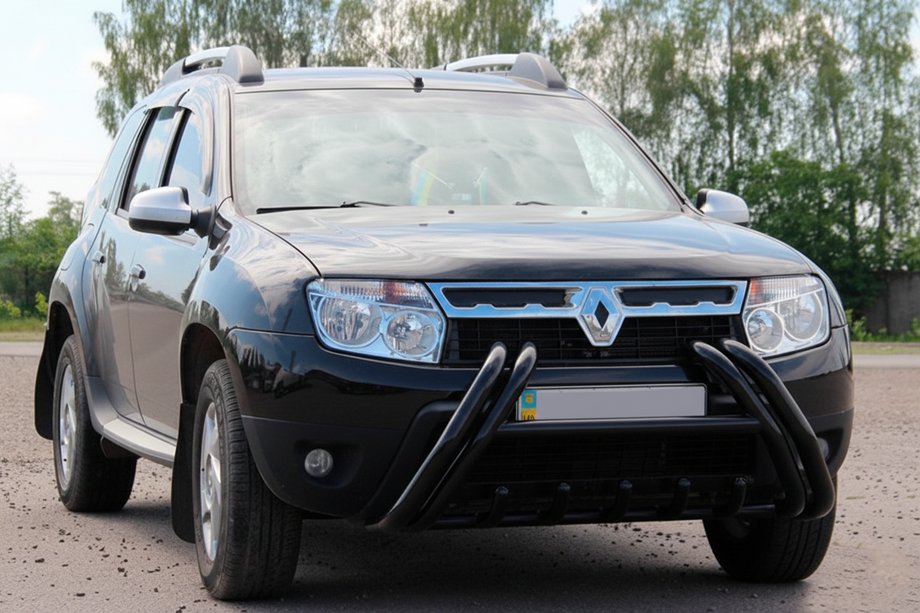 Renault Duster 2008–2017 Orurowanie przednie Kelebek WT01 Black (stal nierdzewna) Image