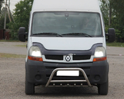 Renault Master 1998-2010 Pałąk przedni (stal nierdzewna) zdjęcia 1