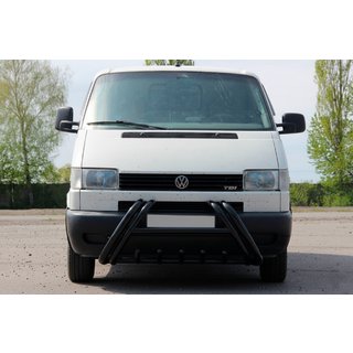 Orurowanie przednie Kelebek WT011 Black (stal nierdzewna) Volkswagen T4 Caravelle/Multivan 1990–2003 zdjęcia 1