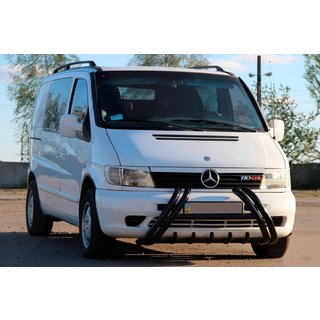 Orurowanie przednie Kelebek WT011 Black (stal nierdzewna) Mercedes Vito W638 1996-2003 zdjęcia 1