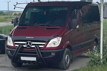 Mercedes Sprinter W906 2006–2018 Pałąk Przedni F1-01M Czarny (2006-2013, Stal Nierdzewna) zdjęcia 1