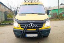 Mercedes Sprinter W906 2006–2018 Pałąk Przedni F1-01 Czarny (2013-2018, Stal Nierdzewna) zdjęcia 4