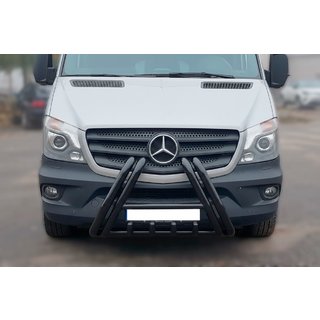 Pałąk Przedni F1-01 Czarny (2013-2018, Stal Nierdzewna) Mercedes Sprinter W906 2006–2018 zdjęcia 2