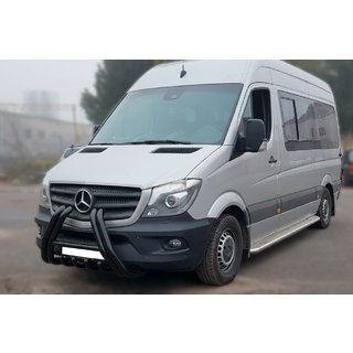 Pałąk Przedni F1-01 Czarny (2013-2018, Stal Nierdzewna) Mercedes Sprinter W906 2006–2018 zdjęcia 3