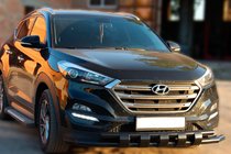 Hyundai Tucson TL 2016-2021 Osłona Przednia Shark Black (Stal Nierdzewna) zdjęcia 1