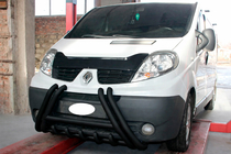 Renault Trafic 2001–2015 Orurowanie Przednie F1-01 Czarny (Stal Nierdzewna) zdjęcia 3