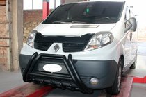 Nissan Primastar 2002-2014 Orurowanie Przednie F1-01 Czarny (Stal Nierdzewna) zdjęcia 3