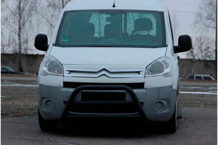 Citroen Berlingo 2008-2018 Pałąk Przedni WT022 Czarny (Stal Nierdzewna) Image