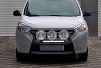 Dacia Dokker 2013-2022 Pałąk Przedni WT022 Czarny (Stal Nierdzewna) zdjęcia 1