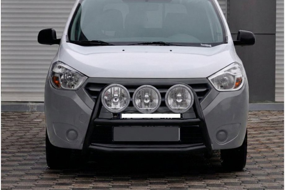 Dacia Dokker 2013-2022 Pałąk Przedni WT022 Czarny (Stal Nierdzewna) Image