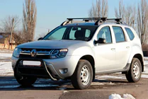 Renault Duster 2008–2017 Pałąk Przedni WT022 Czarny (Stal Nierdzewna) zdjęcia 1