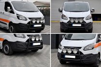 Ford Custom 2013-2022 Pałąk Przedni WT022 Czarny (Stal Nierdzewna) zdjęcia 4
