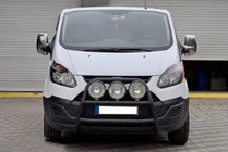 Ford Custom 2013-2022 Pałąk Przedni WT022 Czarny (Stal Nierdzewna) zdjęcia 2