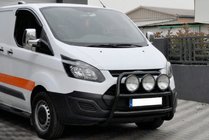 Ford Custom 2013-2022 Pałąk Przedni WT022 Czarny (Stal Nierdzewna) zdjęcia 1