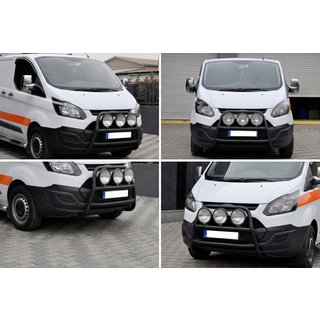 Pałąk Przedni WT022 Czarny (Stal Nierdzewna) Ford Custom 2013-2022 zdjęcia 4