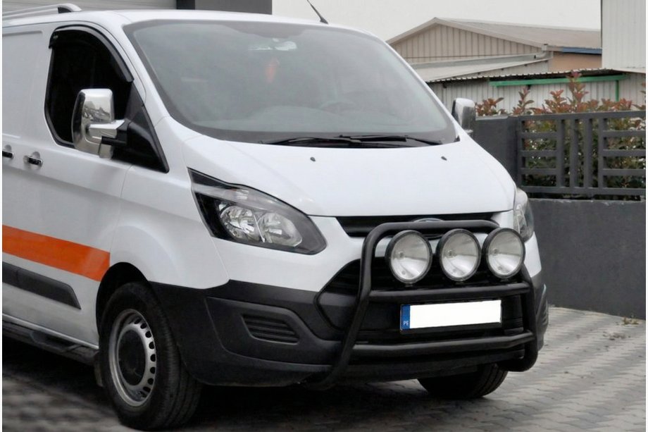 Ford Custom 2013-2022 Pałąk Przedni WT022 Czarny (Stal Nierdzewna) Image