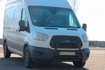 Ford Transit 2014- Pałąk Przedni WT022 Czarny (Stal Nierdzewna) zdjęcia 1