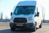 Ford Transit 2014- Pałąk Przedni WT022 Czarny (Stal Nierdzewna) zdjęcia 2