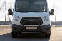Ford Transit 2014- Pałąk Przedni WT022 Czarny (Stal Nierdzewna) zdjęcia 3