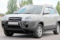 Hyundai Tucson JM 2004- Pałąk Przedni WT022 Czarny (Stal Nierdzewna) zdjęcia 2
