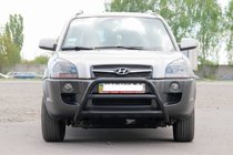 Hyundai Tucson JM 2004- Pałąk Przedni WT022 Czarny (Stal Nierdzewna) zdjęcia 1