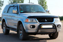 Mitsubishi Pajero Sport 1996-2007 Pałąk Przedni WT022 Czarny (Stal Nierdzewna) zdjęcia 2