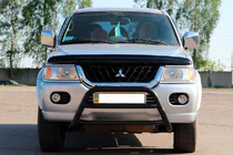 Mitsubishi Pajero Sport 1996-2007 Pałąk Przedni WT022 Czarny (Stal Nierdzewna) zdjęcia 1