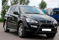 SsangYong Kyron 2005-2014 Pałąk Przedni WT022 Czarny (Stal Nierdzewna) zdjęcia 3