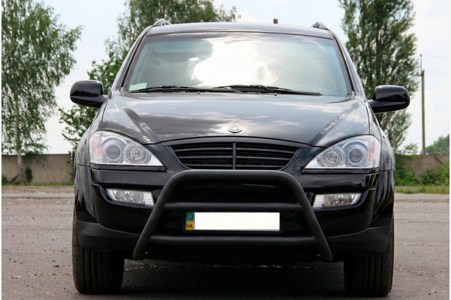 SsangYong Kyron 2005-2014 Pałąk Przedni WT022 Czarny (Stal Nierdzewna) Zdjęcia 2