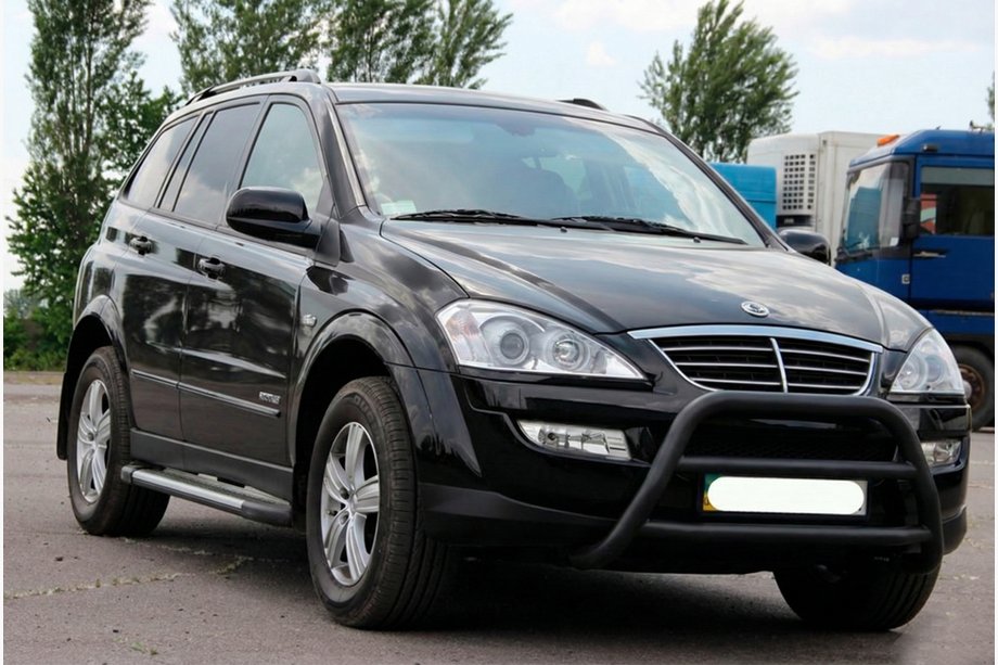 SsangYong Kyron 2005-2014 Pałąk Przedni WT022 Czarny (Stal Nierdzewna) Zdjęcia 3