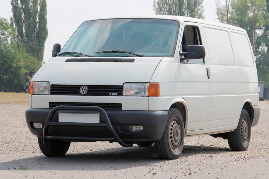 Volkswagen T4 Caravelle/Multivan 1990–2003 Pałąk Przedni WT022 Czarny (Stal Nierdzewna) Zdjęcia 3