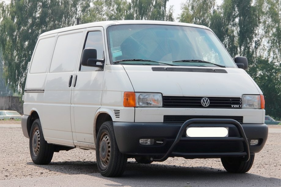 Volkswagen T4 Caravelle/Multivan 1990–2003 Pałąk Przedni WT022 Czarny (Stal Nierdzewna) Zdjęcia 2