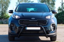Kia Sportage 2015-2021 Pałąk Przedni WT023 Czarny (Stal Nierdzewna) zdjęcia 1