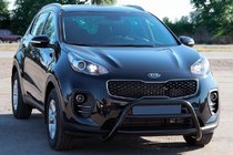 Kia Sportage 2015-2021 Pałąk Przedni WT023 Czarny (Stal Nierdzewna) zdjęcia 2