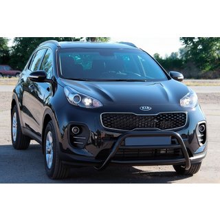 Pałąk Przedni WT023 Czarny (Stal Nierdzewna) Kia Sportage 2015-2021 zdjęcia 2