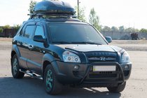 Hyundai Tucson JM 2004- Pałąk Przedni WT025 Czarny (Stal Nierdzewna) zdjęcia 1