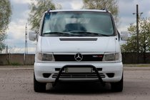 Mercedes Vito W638 1996-2003 Pałąk Przedni WT022 Czarny (Stal Nierdzewna) zdjęcia 1