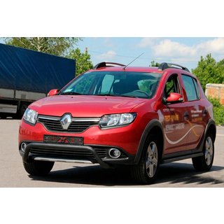 Przedni Pałąk WT007 Czarny (Stal Nierdzewna) Dacia Sandero 2013-2020 zdjęcia 2