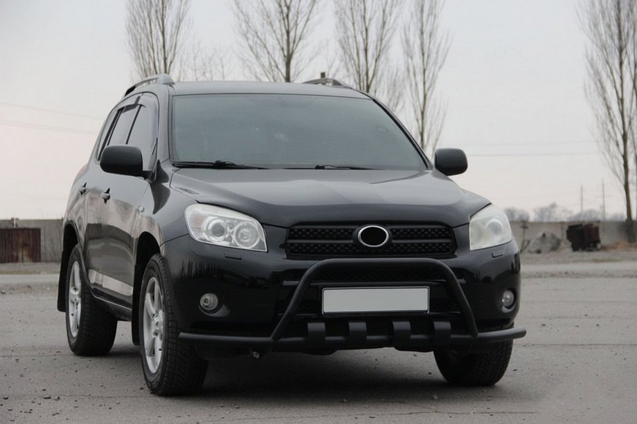 Toyota Rav 4 2006-2013 Pałąk Przedni WT-ST15 Czarny (Stal Nierdzewna) Image