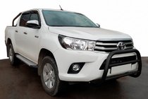Toyota Hilux 2015- Pałąk Przedni WT007 Czarny (Stal Nierdzewna) zdjęcia 1
