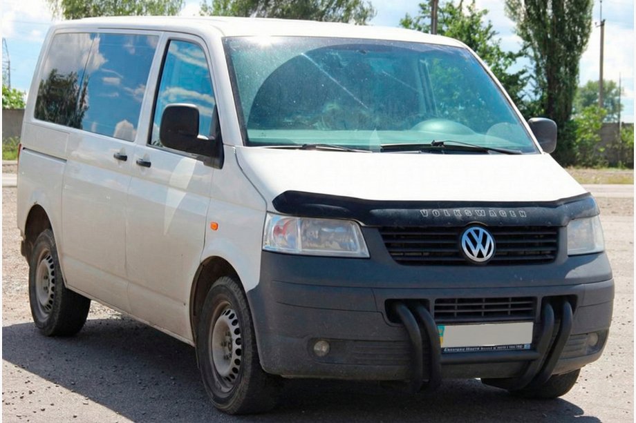 Volkswagen T5 Transporter 2003-2010 Orurowanie Przednie ST006-03 Kratka Black (Stal Nierdzewna) Zdjęcia 5
