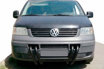 Volkswagen T5 Transporter 2003-2010 Orurowanie Przednie ST006-04 Kratka Black (Stal Nierdzewna) zdjęcia 1